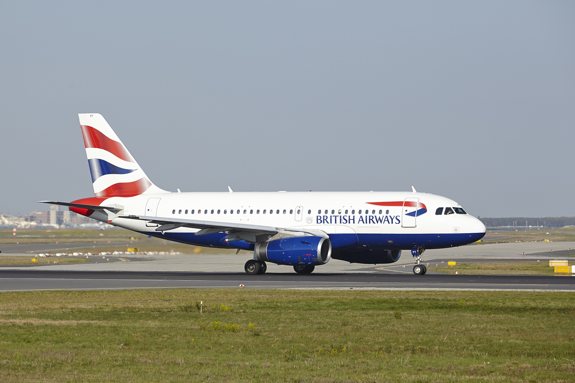 British Airways plane on the runway