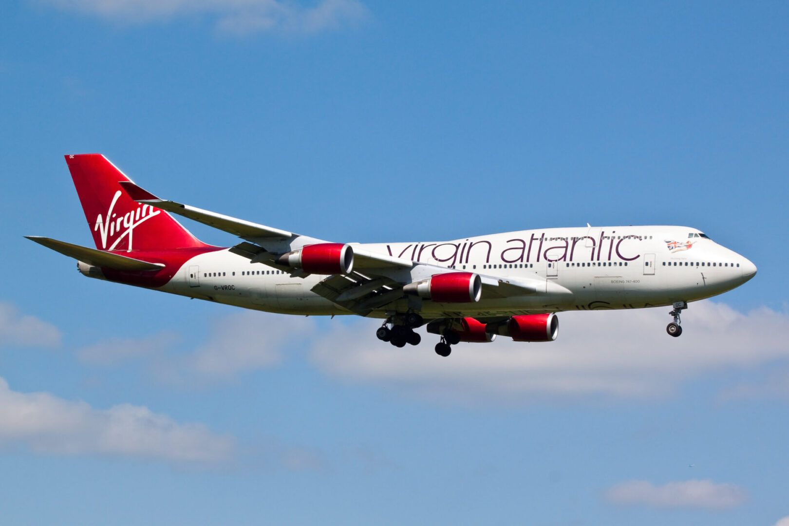 Virgin Atlantic aeroplane
